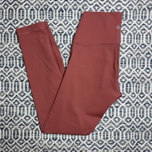 Lululemon brier rose wunder under 28” full on luxtreme